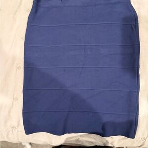 BCBGMaxAzria Navy Pencil Skirt-Sz Large